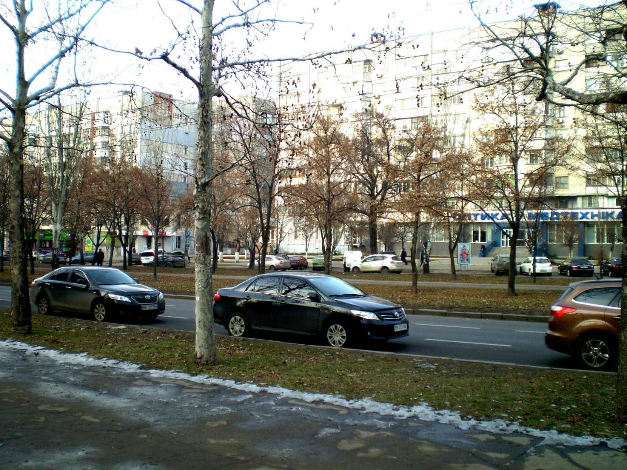Мини Студия Проспект Центральный 124А, Wi-Fi, 1 Диван 3 Этаж 9 Этажного Дома Mykolaïv Esterno foto